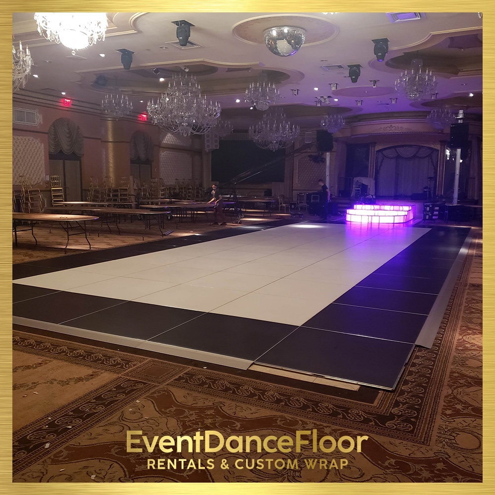 Are Art Deco dance floor wraps easy to install and remove?