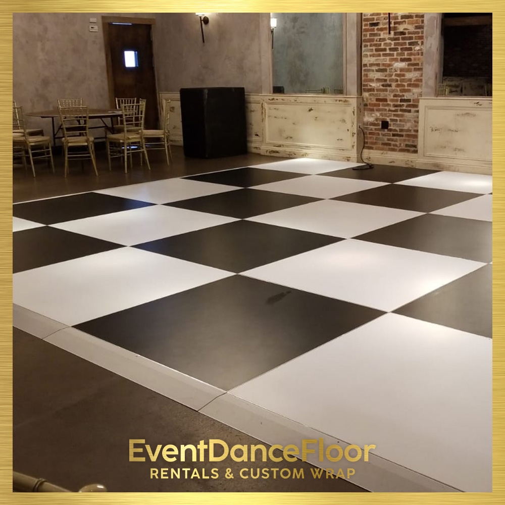 Are there specific techniques or materials used to create graffiti dance floor prints?